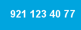 921 123 40 77 921 123 40 77
